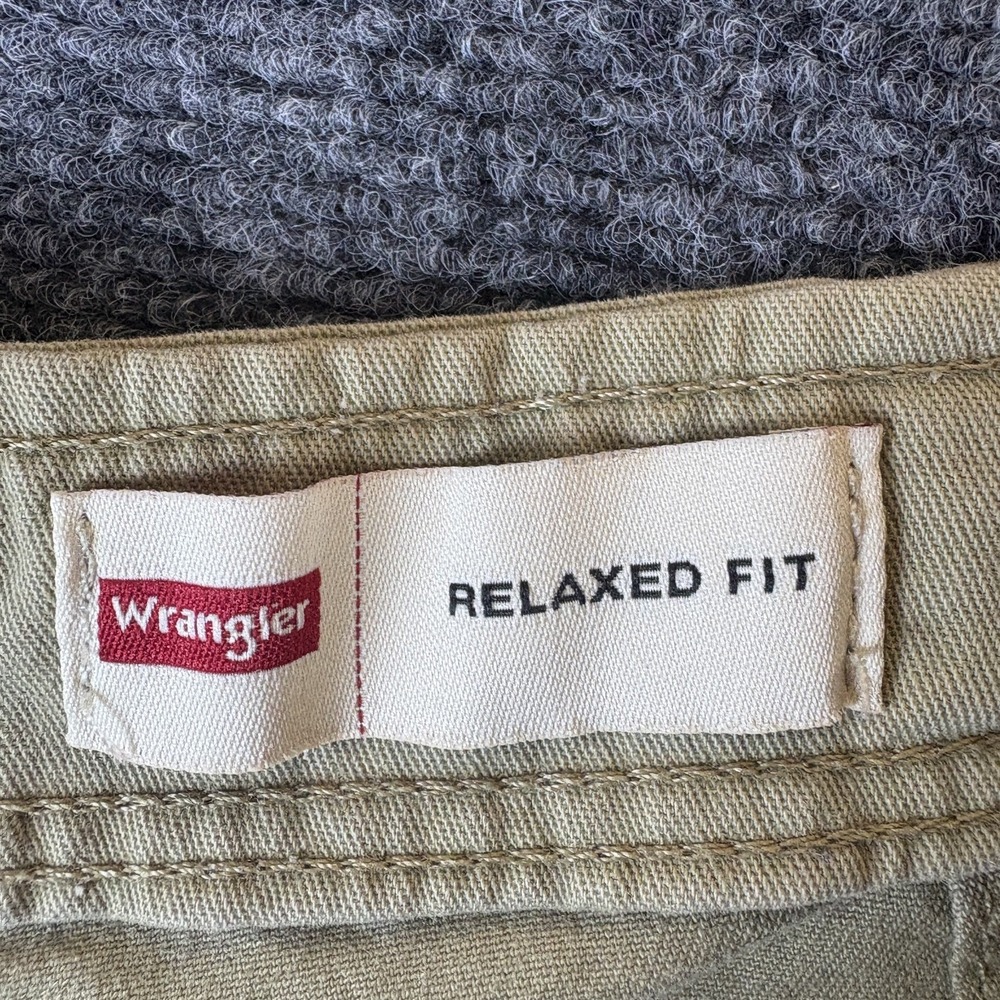 Wrangler Cargo Pants Womens 29x28 Tan Relaxed Fit Comfort Mid Rise Skinny Leg - Picture 6 of 10